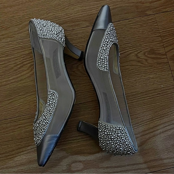 J.Renee Silver Embellished Heels - Picture 3 of 9